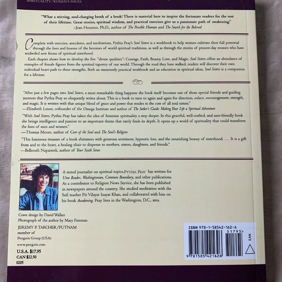 Soul Sisters: The Five Sacred Qualities of a Woman's Soul by Pythia Peay - Picture 3 of 5